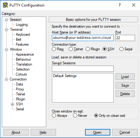 vnc connect linux vs putty