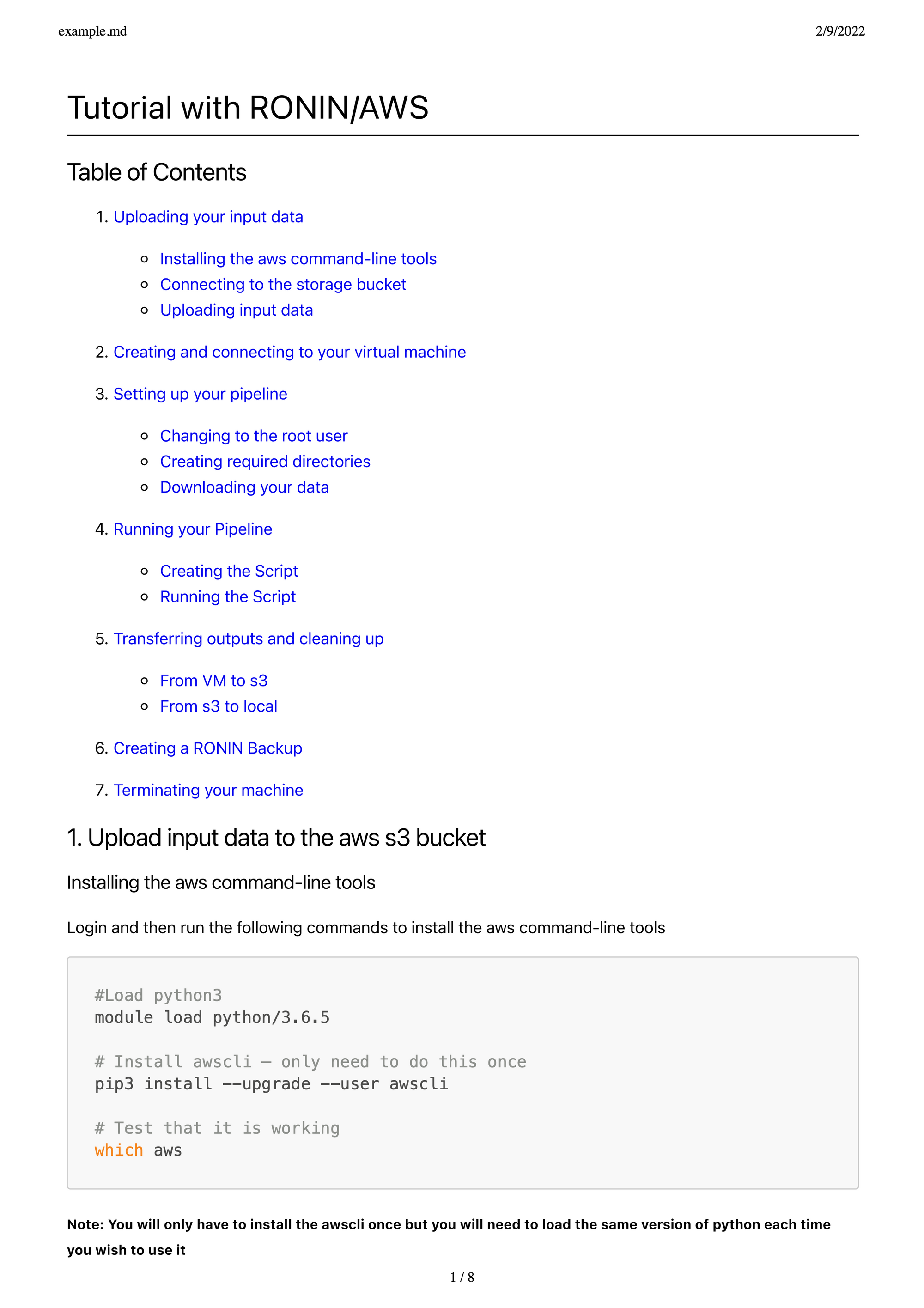 Documenting Your Workloads With Markdown