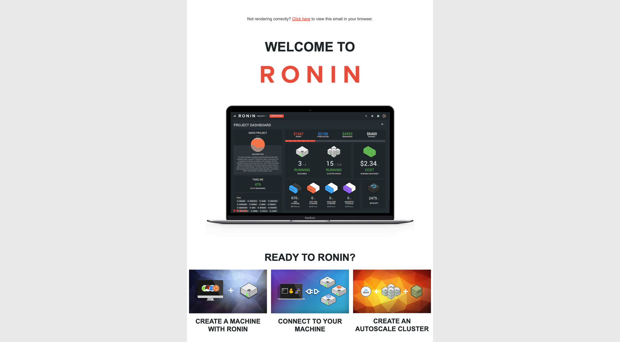 RONIN Release: Friday 31st March 2023