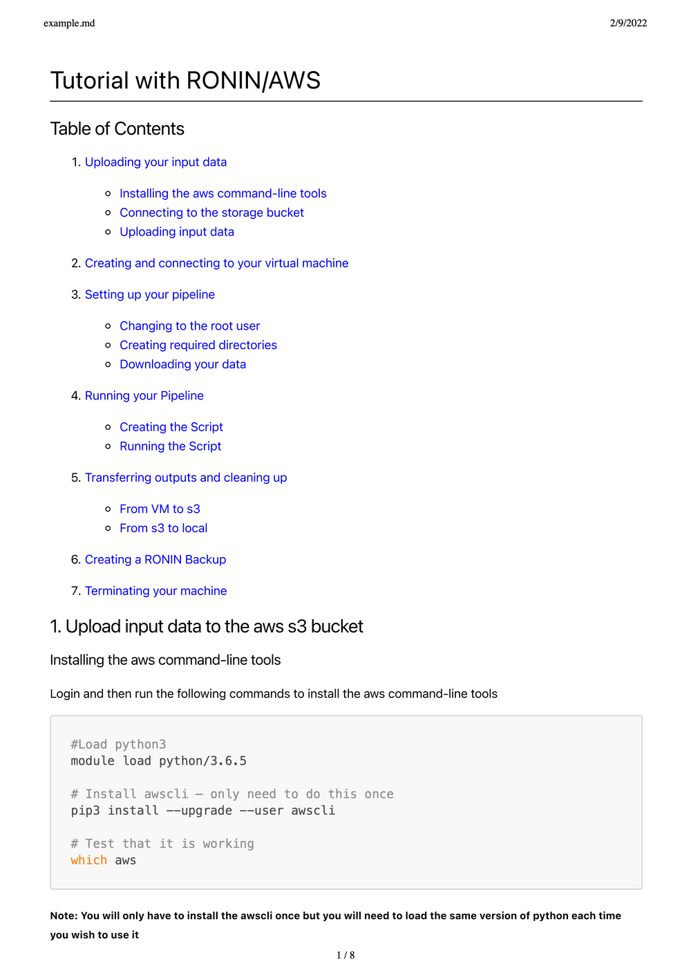Documenting Your Workloads With Markdown